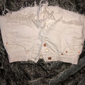 FREE PEOPLE IVORY SHORTS BRAND NEW SIZE 26